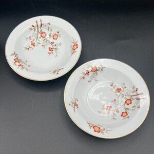 Vintage 1940s Noritake Brenda 3064 Fine China 6” Small Bowls (2)